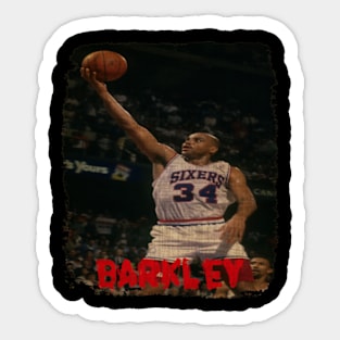 Charles Barkley Vintage Sticker